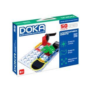 Електронний конструктор Doka Альтернативна енергія 50 схем (D70711) D70711 фото
