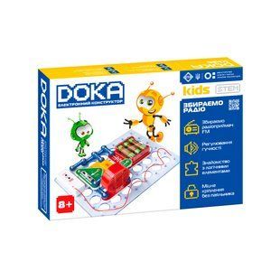 Електронний конструктор Doka Збираємо радіо 6 схем (D70703) D70703 фото