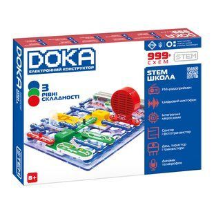 Електронний конструктор Doka Школа 999+ схем (D70708) D70708 фото