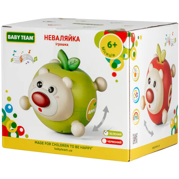 Дитяча іграшка неваляшка Baby Team (8608) салатовий