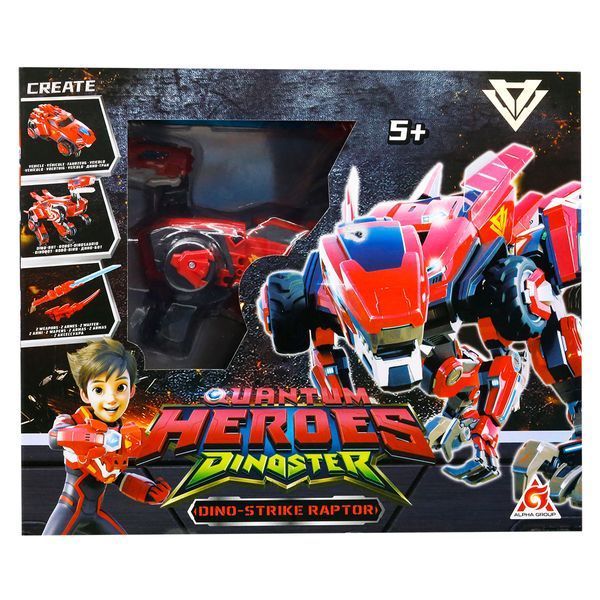 Трансформер Dinoster Динозавр Мега Дино-Страйк Раптор (EU580805) EU580805 фото