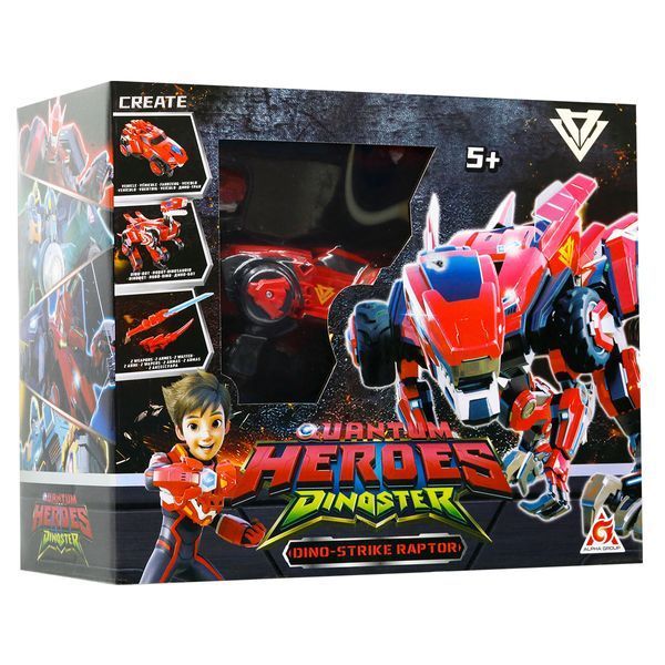 Трансформер Dinoster Динозавр Мега Дино-Страйк Раптор (EU580805) EU580805 фото